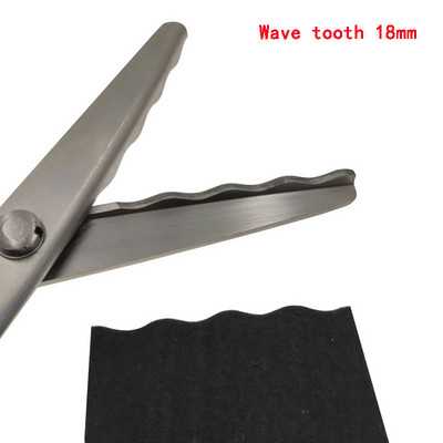 Swayboo daug anglies turinčio plieno ašmenų siuvimo kirpimo žirklės PVC rankenos siuvimas 23,5 cm zigzago suknelė rankų darbo audinio pjaustymo žirklės