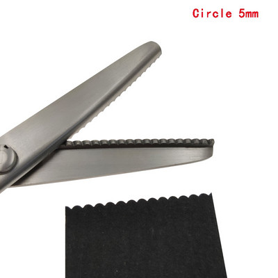 Swayboo daug anglies turinčio plieno ašmenų siuvimo kirpimo žirklės PVC rankenos siuvimas 23,5 cm zigzago suknelė rankų darbo audinio pjaustymo žirklės