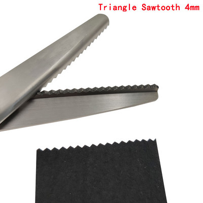 Swayboo daug anglies turinčio plieno ašmenų siuvimo kirpimo žirklės PVC rankenos siuvimas 23,5 cm zigzago suknelė rankų darbo audinio pjaustymo žirklės