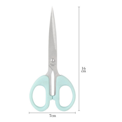 Smailas kancelejas preces Šķēres papīra griešanai Daudzfunkcionālas asas civilās šķēres Studentu smailās šķēres