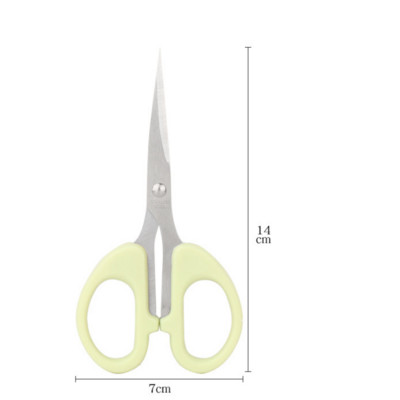 Smailas kancelejas preces Šķēres papīra griešanai Daudzfunkcionālas asas civilās šķēres Studentu smailās šķēres