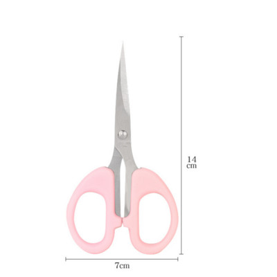Smailas kancelejas preces Šķēres papīra griešanai Daudzfunkcionālas asas civilās šķēres Studentu smailās šķēres