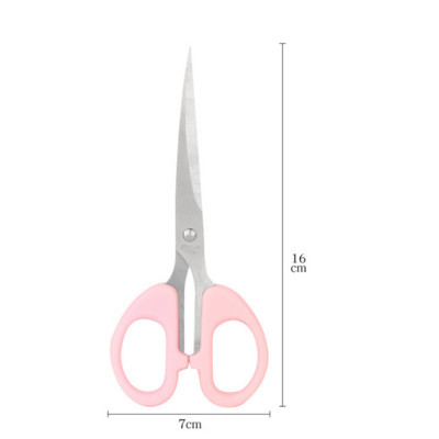 Smailas kancelejas preces Šķēres papīra griešanai Daudzfunkcionālas asas civilās šķēres Studentu smailās šķēres