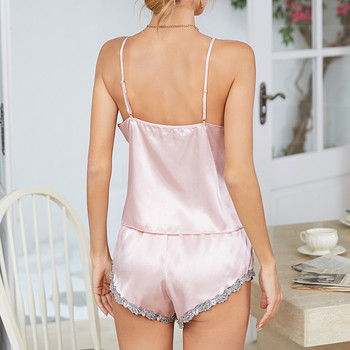 Γυναικείες πιτζάμες Sling σορτς Sleepwear Δαντελένια γυναικεία ενδύματα Γυναικεία Σετ Πιτζάμες Γυναικεία Ρούχα Σπιτιού Γυναικείες πιτζάμες με σορτς