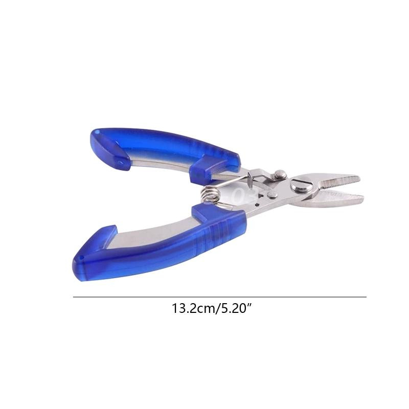 Αναβαθμισμένη πένσα ψαρέματος από ανοξείδωτο χάλυβα ψαλίδι ψαλίδι πλέξη γραμμή δόλωσης κόφτης γάντζος αφαίρεσης εργαλείου κοπής λαβίδες χρήσης ψαριών