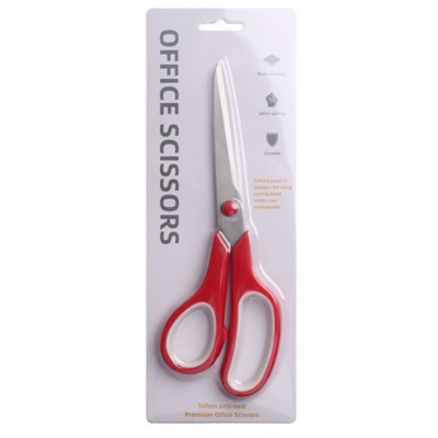 Ultra Sharp penge olló kényelmes markolatú fogantyúkkal irodai otthoni iskolai varrásszövetekhez, barkácsolás kézműves kellékekhez