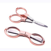 Πτυσσόμενο ψαλίδι ασφαλές φορητό μπρελόκ Trip Scissors Cutter Safety Φορητό ψαλίδι ταξιδιού που χρησιμοποιείται για σπίτι, γραφείο, ψάρεμα