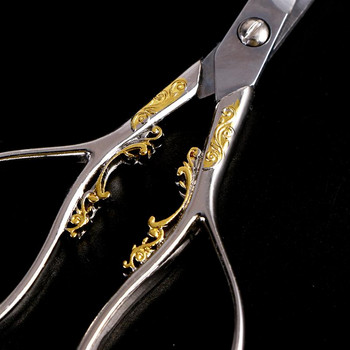Винтидж Европейски стил Ножица за прецизна бродерия от неръждаема стомана за шиене Занаятчийска работа Ежедневна употреба
