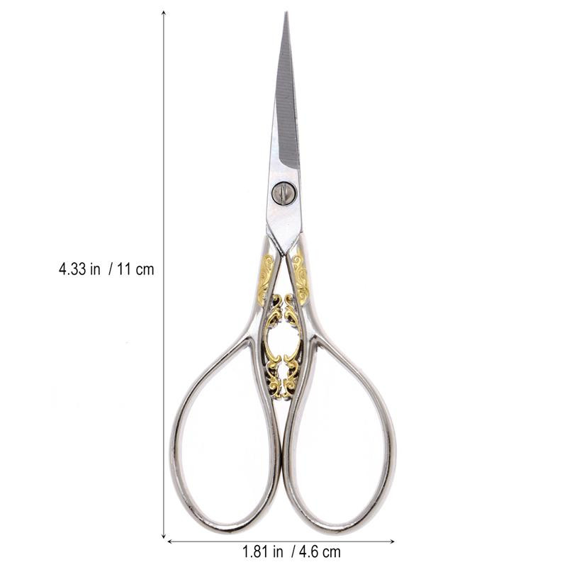 Precizne škare za vezenje od nehrđajućeg čelika u europskom stilu za šivanje za svakodnevnu upotrebu