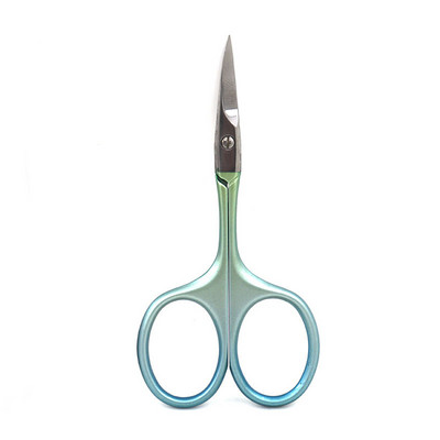 Izliektas Cute Vintage mazas uzacu šķēres leņķveida skaistumkopšanas šķēres kopšanai makšķerēšana krustdūrienā izšūšanas šūšanas rīka vītne