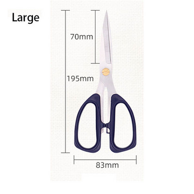 Dobeli háztartási acél penge PP fogantyú varrópapír vágó farka nyírás többcélú diák irodai konyhai olló