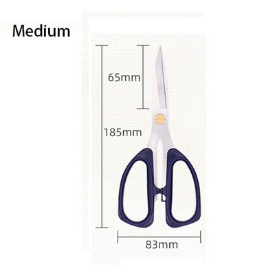 Dobeli háztartási acél penge PP fogantyú varrópapír vágó farka nyírás többcélú diák irodai konyhai olló