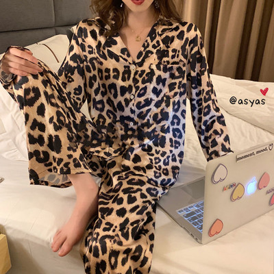 Naiste Korea stiilis pidžaamakomplektid armsad vanaaegsed hubased daamid koolitüdrukud, lihtsa trükiga, magusad igapäevased ööriided, sügisene trendikas riietus