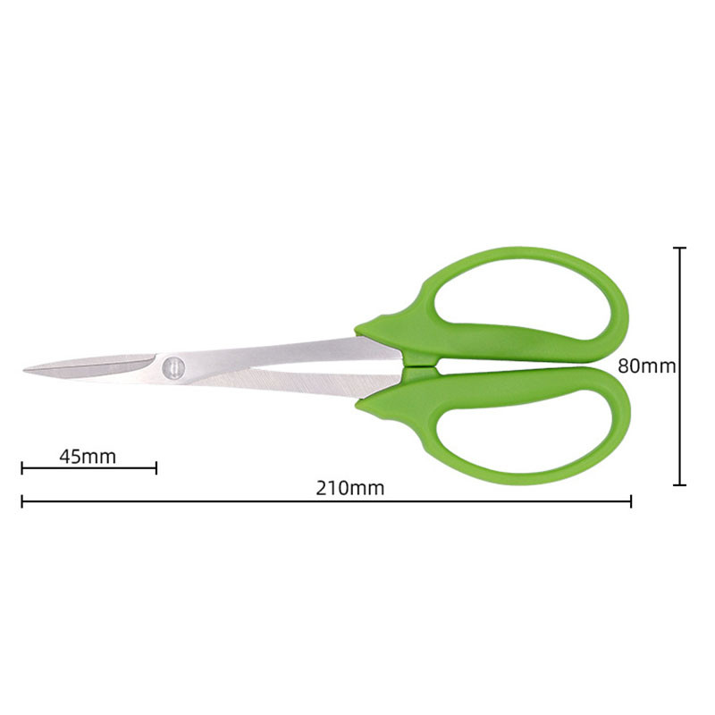 Škare za orezivanje lišća od nehrđajućeg čelika sa zašiljenim vrhom s dugom drškom Škare za branje voća Škare za orezivanje bonsaija Škare za vrt