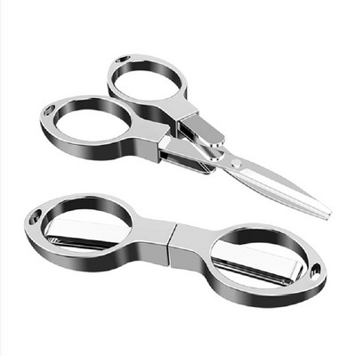 1 vnt sulankstomos metalinės žirklės, nešiojamos 8 žodžių žirklės, skirtos namų biurui, studentams vaikams, raštinės reikmenys, „pasidaryk pats“ reikmenys, žvejybos žirklės