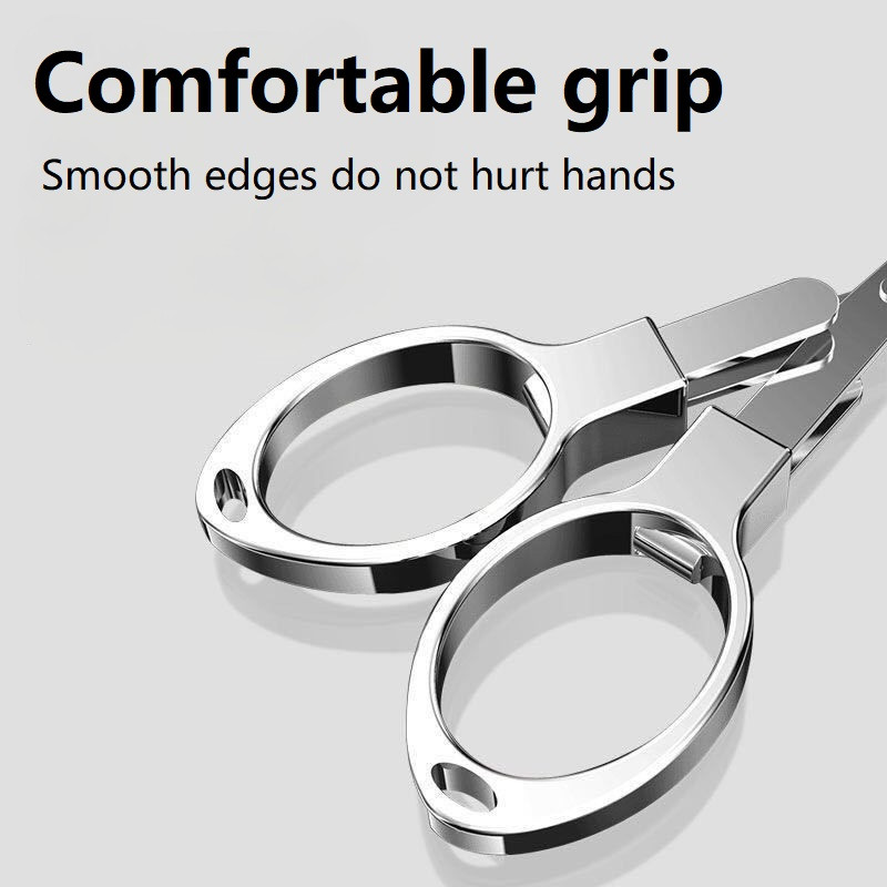 1 vnt sulankstomos metalinės žirklės, nešiojamos 8 žodžių žirklės, skirtos namų biurui, studentams vaikams, raštinės reikmenys, „pasidaryk pats“ reikmenys, žvejybos žirklės