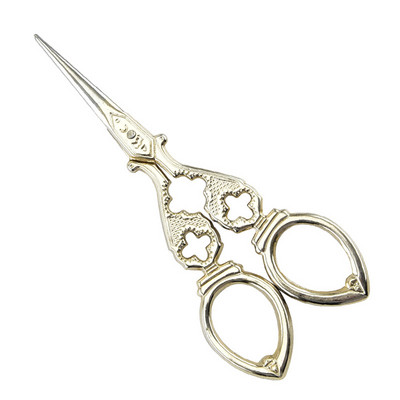 1 DB Vintage ruha papír szabó olló háztartási rozsdamentes acél antik EDC használati olló arany bronz ruházati kiegészítők