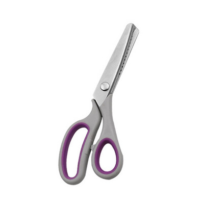 priekš TRIANGLE auduma mežģīņu šķēres nerūsējošā tērauda šķēres ar ergonomisku rokturi. Praktiskās šķēres šūšanas sārtām šķērēm