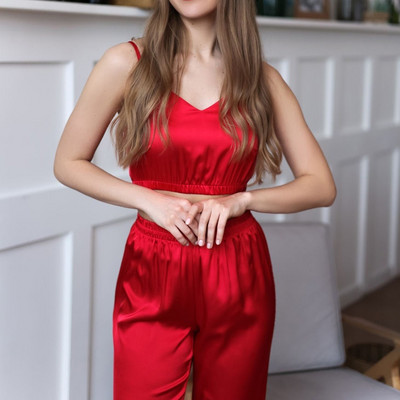 Delfīnu apdrukas zīda satīna pidžamas komplekts Sieviešu jauns vasaras guļamveļa Dzīvnieks Rudens Seksīgas pidžamas Sieviešu mājas apģērbs Brīvs atpūtas apģērbs