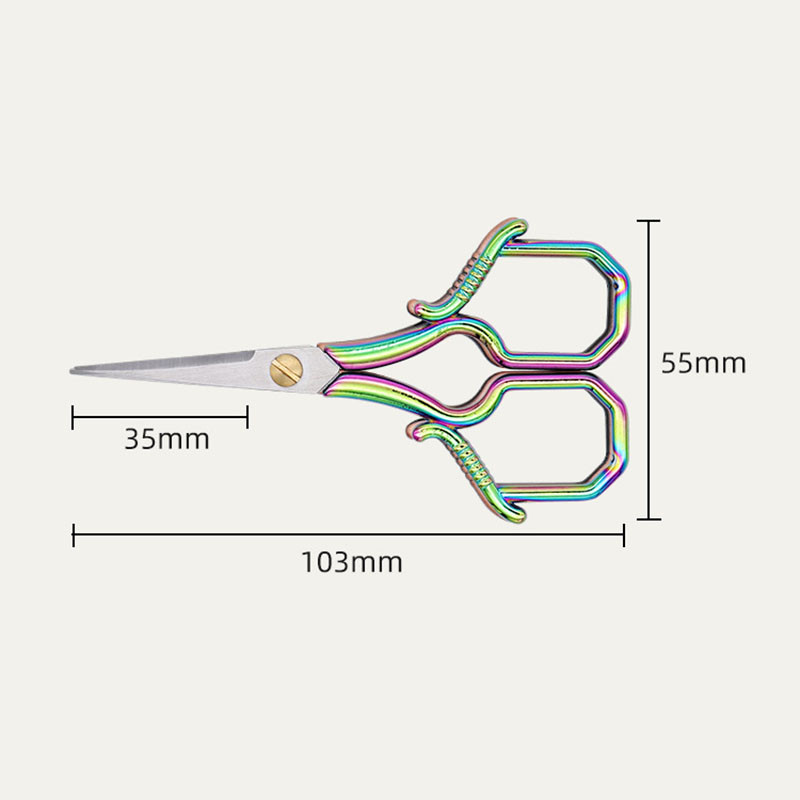 Dobeli od nehrđajućeg čelika mali retro križni ubodi rezač konca kućanstvo DIY odjeća škare šivanje pribor za vezenje