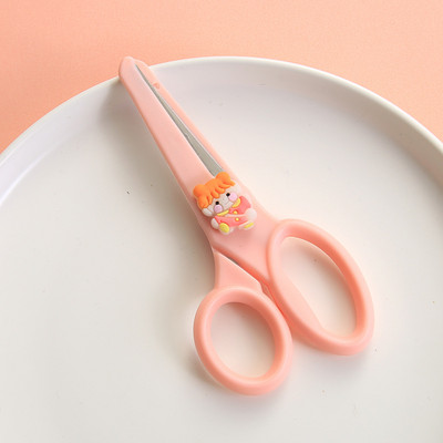 Dobeli nerūsējošā tērauda asmens jauks augļu Dzīvnieku raksta dekorēšana bērniem studentu mājsaimniecības DIY roku darbs papīra šķēres griezējs