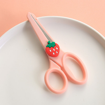 Dobeli nerūsējošā tērauda asmens jauks augļu Dzīvnieku raksta dekorēšana bērniem studentu mājsaimniecības DIY roku darbs papīra šķēres griezējs