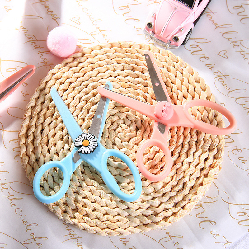 Dobeli nerūsējošā tērauda asmens jauks augļu Dzīvnieku raksta dekorēšana bērniem studentu mājsaimniecības DIY roku darbs papīra šķēres griezējs