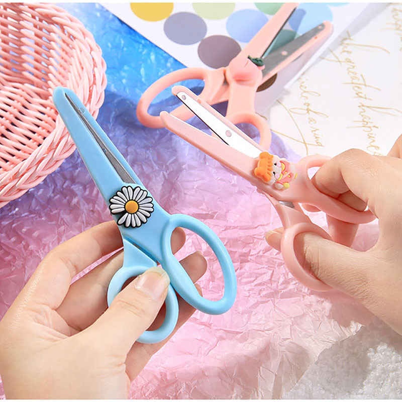 Dobeli nerūsējošā tērauda asmens jauks augļu Dzīvnieku raksta dekorēšana bērniem studentu mājsaimniecības DIY roku darbs papīra šķēres griezējs