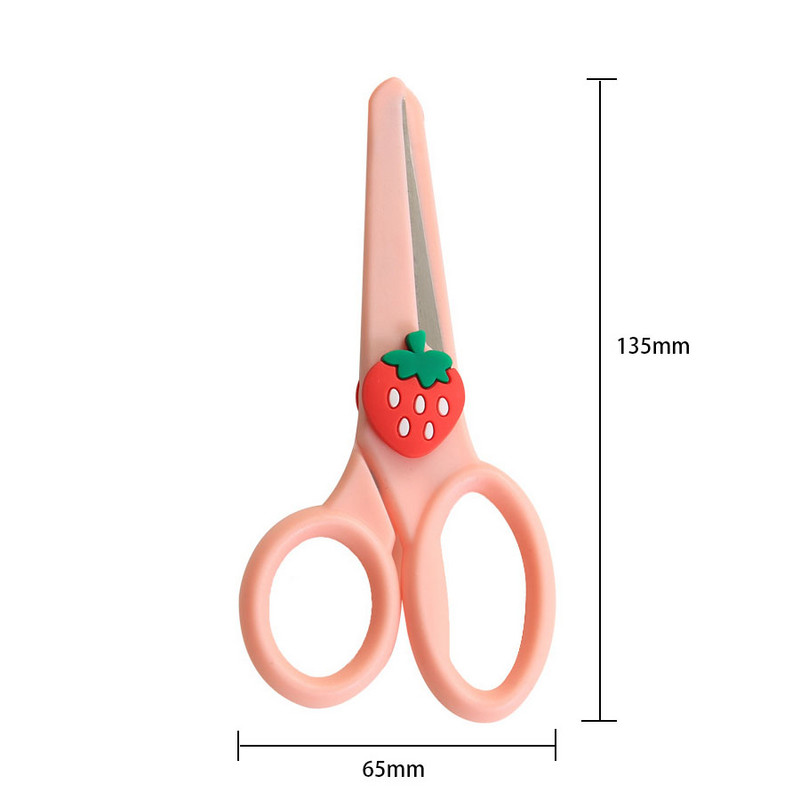 Dobeli nerūsējošā tērauda asmens jauks augļu Dzīvnieku raksta dekorēšana bērniem studentu mājsaimniecības DIY roku darbs papīra šķēres griezējs
