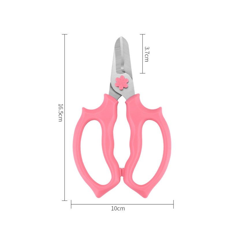 Rozsdamentes acél virágolló Oktatási Kerti olló Virágüzlet Metszés Tövismentesítés Kertrendezési Eszközök Virágnyírás