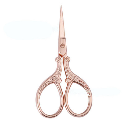 Dobeli Mini Male prijenosne škare za kućnu radinost u boji od nehrđajućeg čelika Retro DIY Ručno izrađene male škare Alat s kljunom