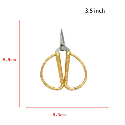 Dobeli rozsdamentes acél éles otthoni szabó olló cink-ötvözet hosszúfeng olló kis vágott papír esküvői ajándékokhoz 7,5 hüvelyk