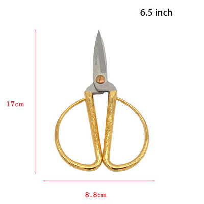Dobeli rozsdamentes acél éles otthoni szabó olló cink-ötvözet hosszúfeng olló kis vágott papír esküvői ajándékokhoz 7,5 hüvelyk
