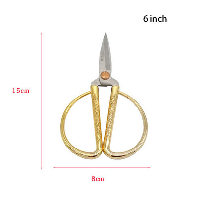 Dobeli rozsdamentes acél éles otthoni szabó olló cink-ötvözet hosszúfeng olló kis vágott papír esküvői ajándékokhoz 7,5 hüvelyk