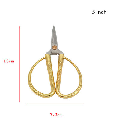 Dobeli rozsdamentes acél éles otthoni szabó olló cink-ötvözet hosszúfeng olló kis vágott papír esküvői ajándékokhoz 7,5 hüvelyk