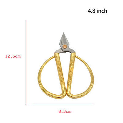 Dobeli rozsdamentes acél éles otthoni szabó olló cink-ötvözet hosszúfeng olló kis vágott papír esküvői ajándékokhoz 7,5 hüvelyk