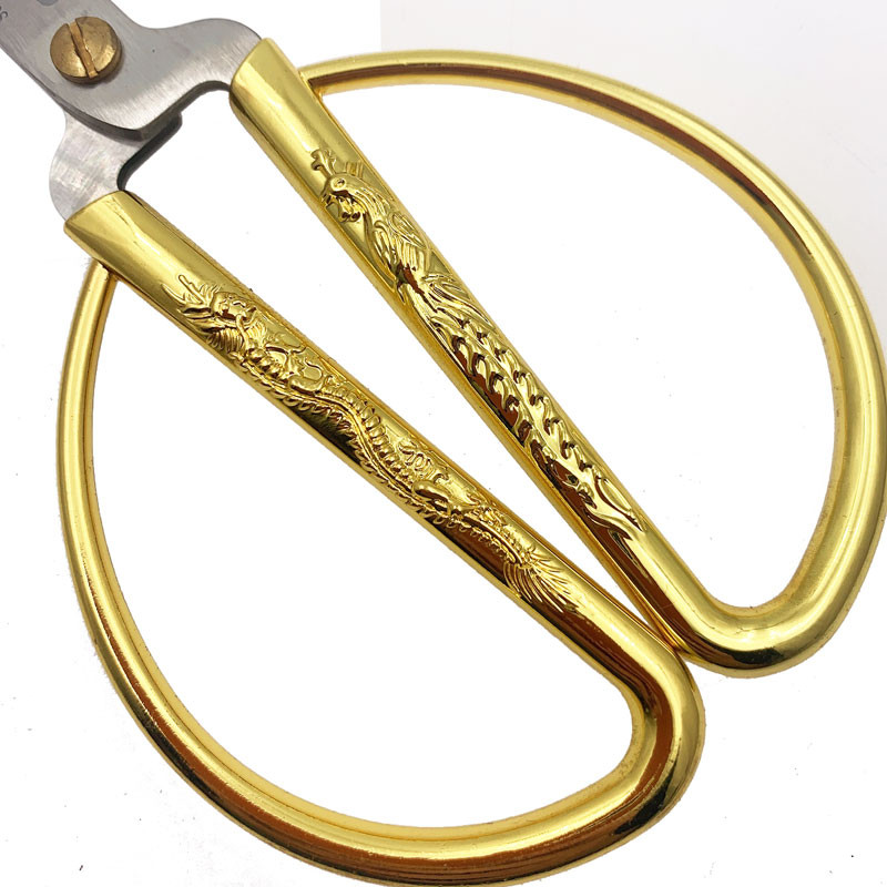 Dobeli rozsdamentes acél éles otthoni szabó olló cink-ötvözet hosszúfeng olló kis vágott papír esküvői ajándékokhoz 7,5 hüvelyk