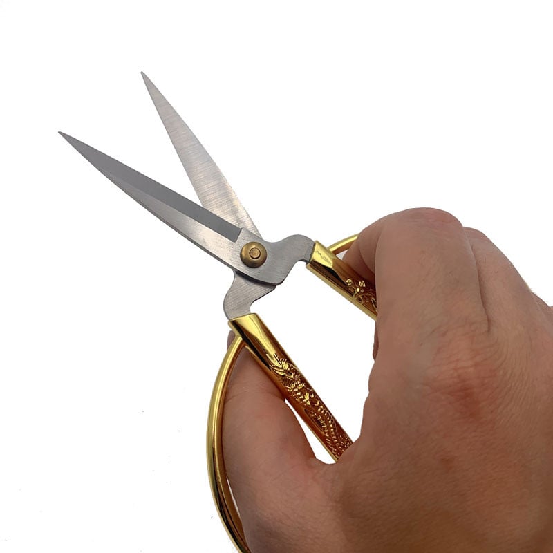Dobeli rozsdamentes acél éles otthoni szabó olló cink-ötvözet hosszúfeng olló kis vágott papír esküvői ajándékokhoz 7,5 hüvelyk