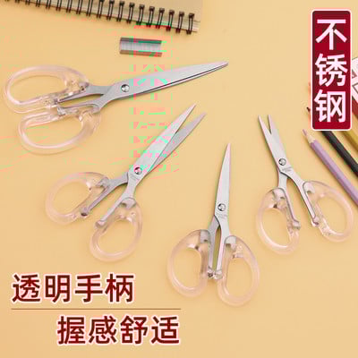 Rozsdamentes acél háztartási kézzel készített olló Diákiroda Papírból vágott olló Éles és kis varró olló Háztartási eszközök