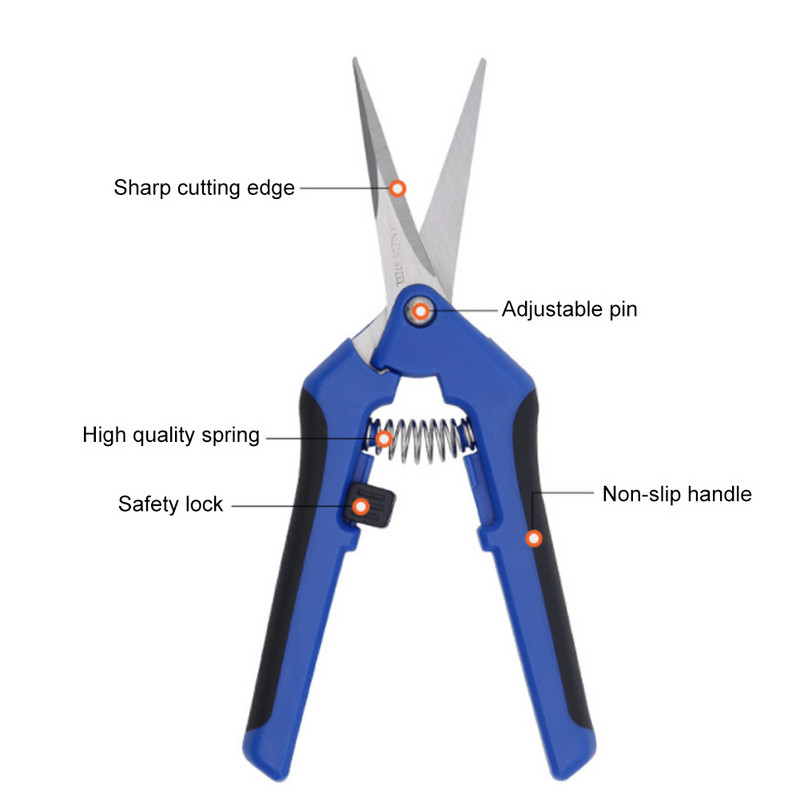 Trimer za vrtlarstvo Vrtne škare za rezidbu Vrtni alati Škare Rezači Voćke Branje korova Rezač grana u saksijama