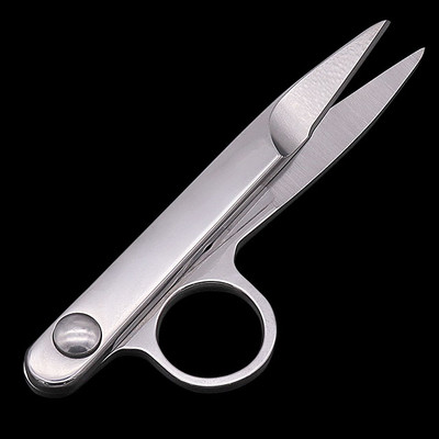 Dobeli Svi od nehrđajućeg čelika Oštra oštrica U-oblika Križni šavovi Rezač konca Kućanske mini škare DIY Odjeća Uslužne škare