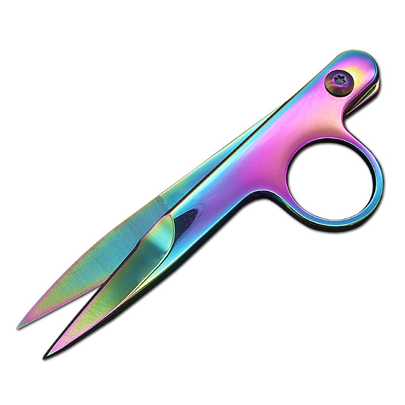 Dobeli Svi od nehrđajućeg čelika Oštra oštrica U-oblika Križni šavovi Rezač konca Kućanske mini škare DIY Odjeća Uslužne škare