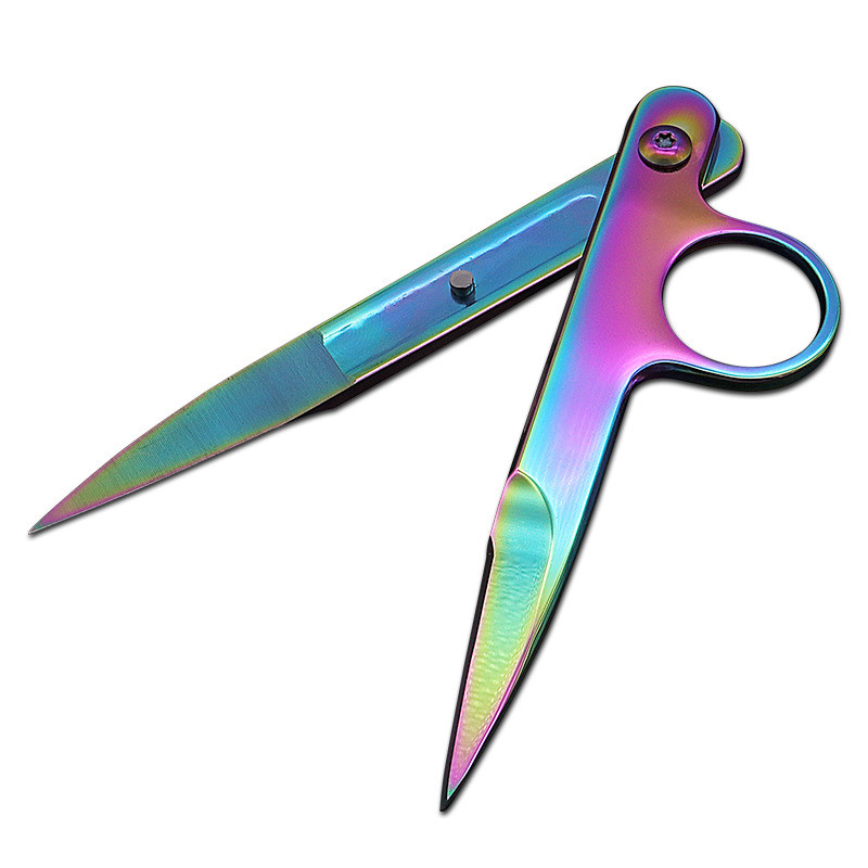 Dobeli Svi od nehrđajućeg čelika Oštra oštrica U-oblika Križni šavovi Rezač konca Kućanske mini škare DIY Odjeća Uslužne škare