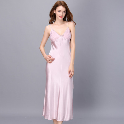 1947. aasta suvise slipiga seksikas naiste ööriided, pikad satiinist öösärgid, pitsist kirjud, reguleeritav rihm Seksikas magamiskoit Koduriided