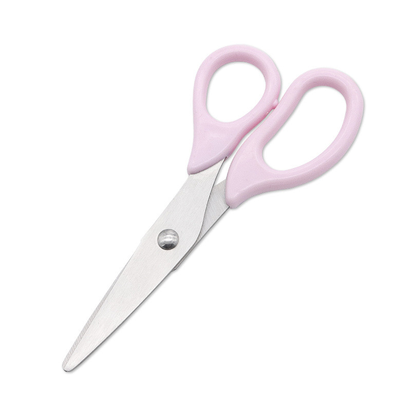 Dobeli rozsdamentes acél kerek fejű penge Diák gyermekbiztonsági barkácsolás kézzel készített háztartási ollós papírvágó szerszámok gyerekeknek