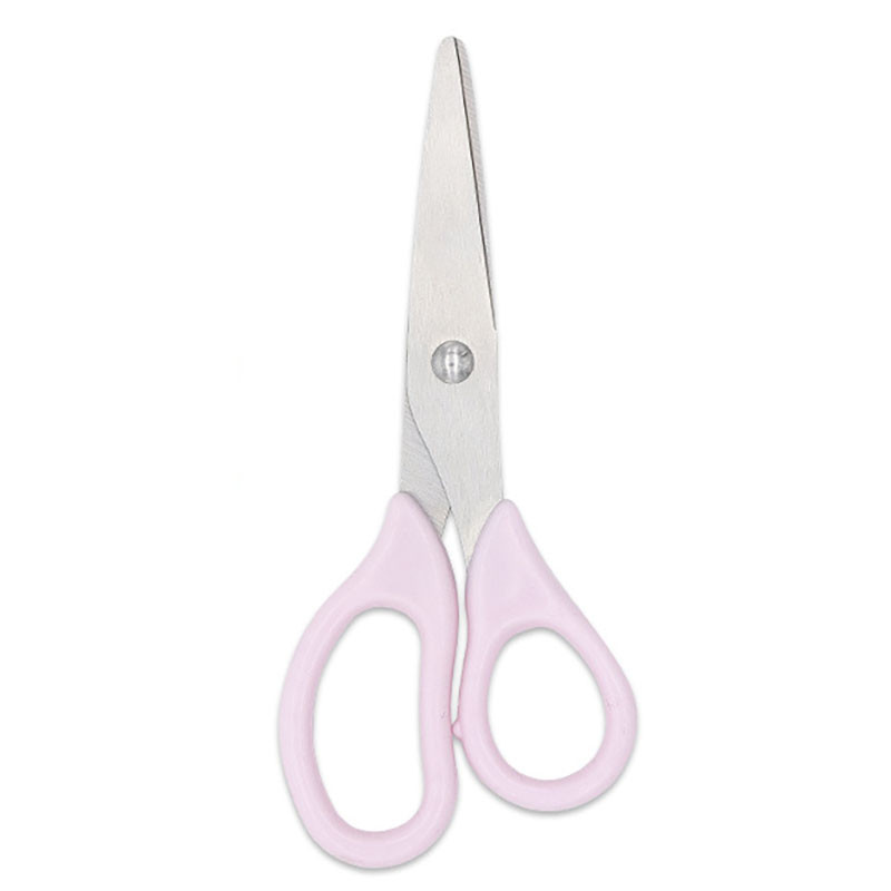 Dobeli rozsdamentes acél kerek fejű penge Diák gyermekbiztonsági barkácsolás kézzel készített háztartási ollós papírvágó szerszámok gyerekeknek