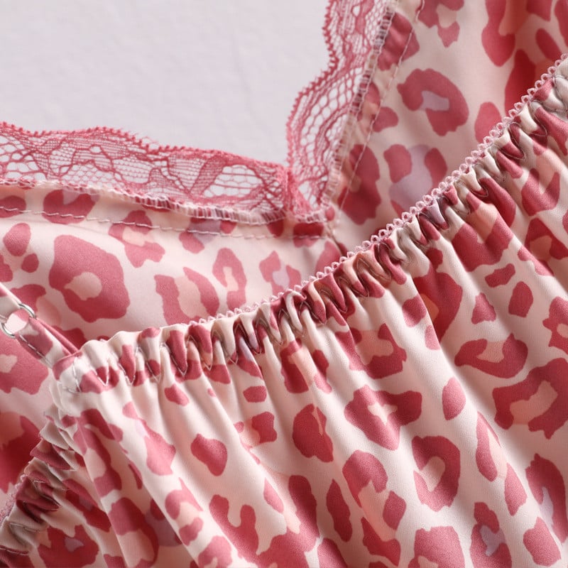 Szexi V nyakú hálóruha Hálóruha csipke szatén selyem pizsama ujjatlan ruha női hálóruha pizsama mellkaspárnával