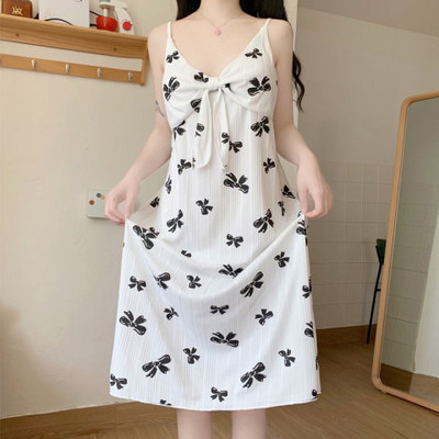 Γυναικείο Sleep & Lounge Νέα μαλακά γυναικεία υπνοδωμάτια με μαξιλαράκι στήθους Shortless νυχτικό Floral πολυτελές γυναικείο πουκάμισο Casual Home Φόρεμα