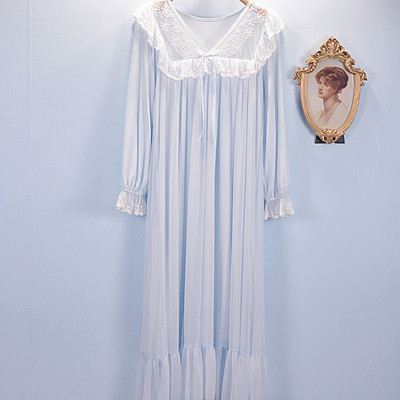 Hálóingek Női Csipke Princess Klasszikus Nyaralóház Puha Vékony Nyári Lányos Temperamentum Alkalmi V-nyakú Fiatalok Elterjedt Ins Chic