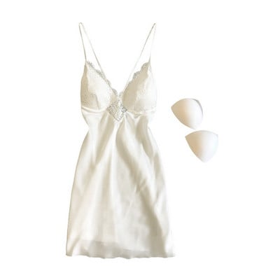 Nighties Heart hálóruha Szexi mintás hölgy kényelmes éjszakai hálóruha fehérnemű ruha nyakban szexi mini klasszikus hálóruha hálóing aranyos